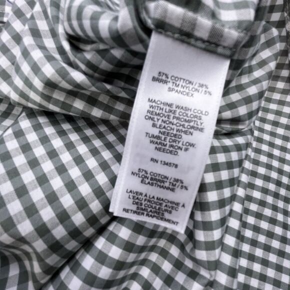 Vineyard Vines On The Go Performance Shirt Men 2XL Green Button Down Long Sleeve - Picture 5 of 11